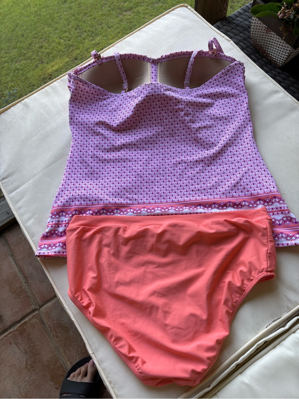 Cabana Life + Talbots bathing suit - Picture 2 of 4